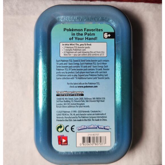 Pokemon Holo Trading Cards Lot Of 12 With A Coin & Tin Pre-owned - Picture 11 of 11